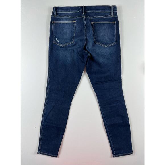 Frame Le High Skinny Distressed Jeans 31 - Picture 12 of 13